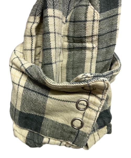 RRL（ダブルアールエル）RRL (ダブルアールエル) ウエスタンチェックシャツ ベージュ サイズ:Lの古着・服飾アイテム