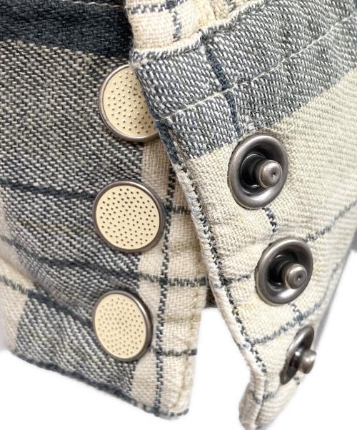 RRL（ダブルアールエル）RRL (ダブルアールエル) ウエスタンチェックシャツ ベージュ サイズ:Lの古着・服飾アイテム