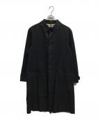 BURBERRY BLACK LABELバーバリーブラックレーベル）の古着「ステンカラーコート」｜ブラック