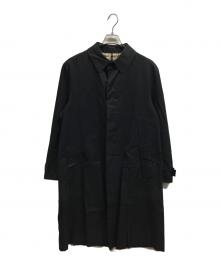 BURBERRY BLACK LABEL（バーバリーブラックレーベル）の古着「ステンカラーコート」｜ブラック