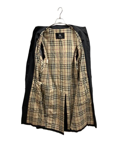 BURBERRY BLACK LABEL（バーバリーブラックレーベル）BURBERRY BLACK LABEL (バーバリーブラックレーベル) ステンカラーコート ブラック サイズ:XLの古着・服飾アイテム