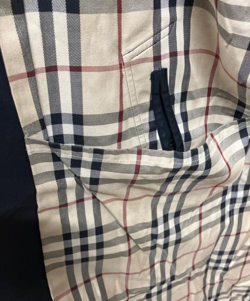 BURBERRY BLACK LABEL（バーバリーブラックレーベル）BURBERRY BLACK LABEL (バーバリーブラックレーベル) ステンカラーコート ブラック サイズ:XLの古着・服飾アイテム