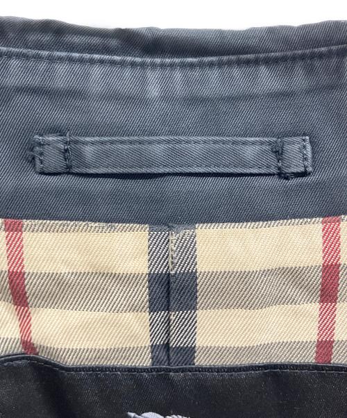 BURBERRY BLACK LABEL（バーバリーブラックレーベル）BURBERRY BLACK LABEL (バーバリーブラックレーベル) ステンカラーコート ブラック サイズ:XLの古着・服飾アイテム