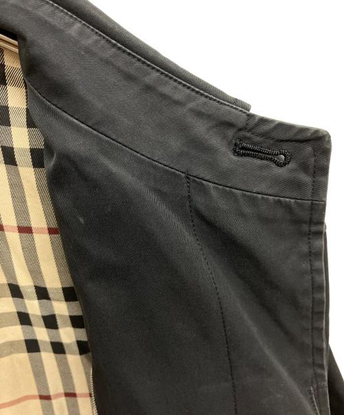 BURBERRY BLACK LABEL（バーバリーブラックレーベル）BURBERRY BLACK LABEL (バーバリーブラックレーベル) ステンカラーコート ブラック サイズ:XLの古着・服飾アイテム