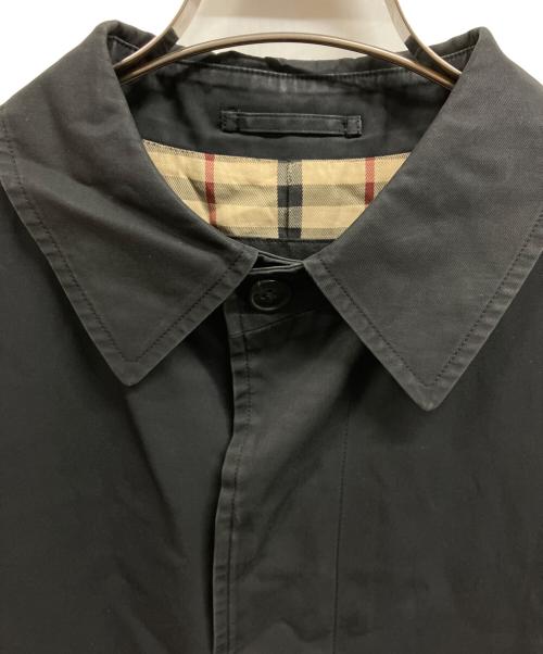 BURBERRY BLACK LABEL（バーバリーブラックレーベル）BURBERRY BLACK LABEL (バーバリーブラックレーベル) ステンカラーコート ブラック サイズ:XLの古着・服飾アイテム