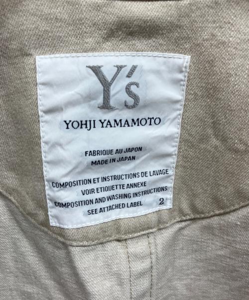 Y's（ワイズ）Y's (ワイズ) テーラードジャケット ベージュ サイズ:2の古着・服飾アイテム