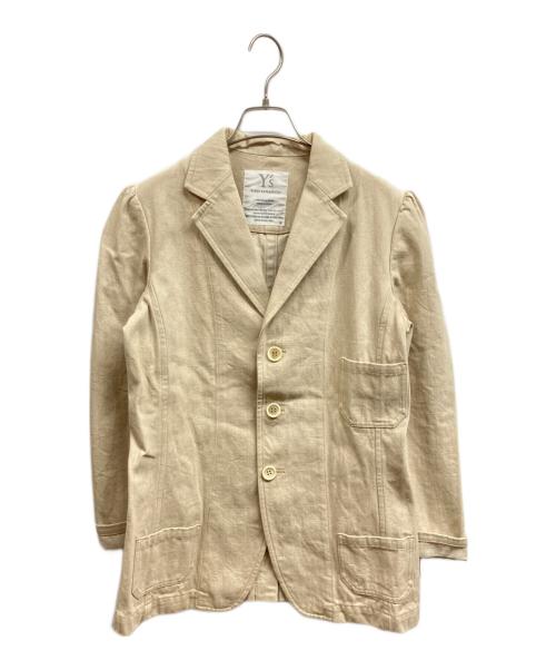 Y's（ワイズ）Y's (ワイズ) テーラードジャケット ベージュ サイズ:2の古着・服飾アイテム