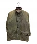 Barbour×MHLバブアー×マーガレットハウエル）の古着「別注ワックスドコットンライトウェイトコート」｜グリーン