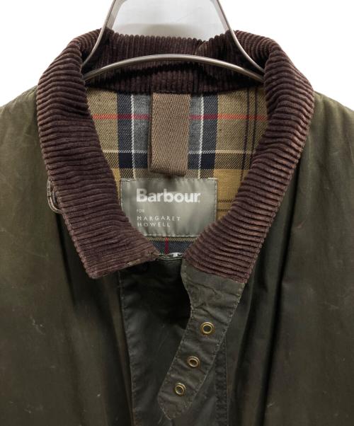 Barbour（バブアー）Barbour (バブアー) MHL (マーガレットハウエル) 別注ワックスドコットンライトウェイトコート グリーン サイズ:1の古着・服飾アイテム