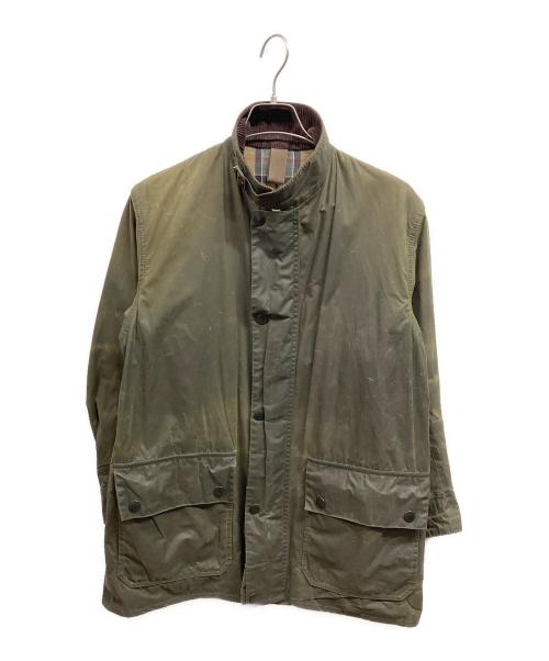 Barbour（バブアー）Barbour (バブアー) MHL (マーガレットハウエル) 別注ワックスドコットンライトウェイトコート グリーン サイズ:1の古着・服飾アイテム