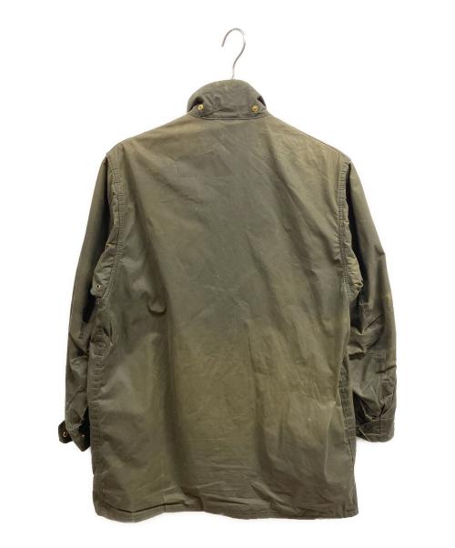 Barbour（バブアー）Barbour (バブアー) MHL (マーガレットハウエル) 別注ワックスドコットンライトウェイトコート グリーン サイズ:1の古着・服飾アイテム