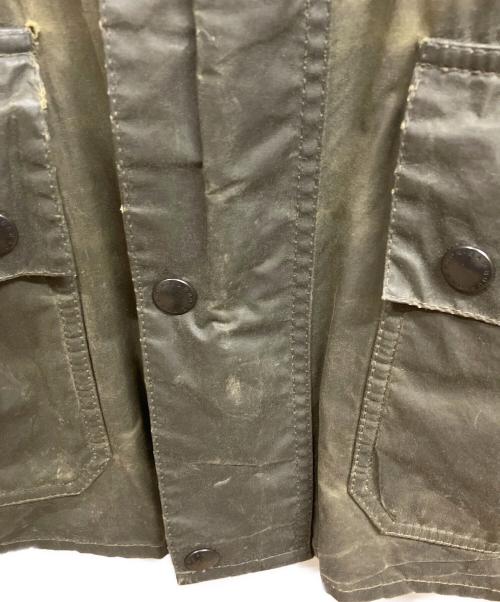 Barbour（バブアー）Barbour (バブアー) MHL (マーガレットハウエル) 別注ワックスドコットンライトウェイトコート グリーン サイズ:1の古着・服飾アイテム