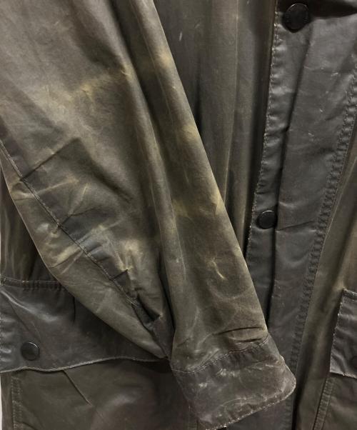 Barbour（バブアー）Barbour (バブアー) MHL (マーガレットハウエル) 別注ワックスドコットンライトウェイトコート グリーン サイズ:1の古着・服飾アイテム