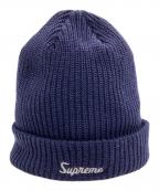 SUPREMEシュプリーム）の古着「ニット帽/Supreme」｜ネイビー