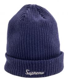 SUPREME（シュプリーム）の古着「ニット帽/Supreme」｜ネイビー