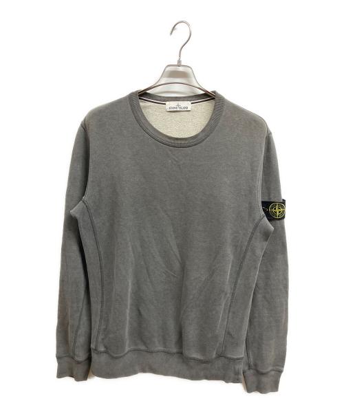 STONE ISLAND（ストーンアイランド）STONE ISLAND (ストーンアイランド) クルーネックスウェット グレー サイズ:Lの古着・服飾アイテム