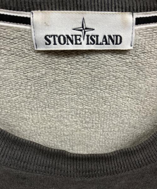 STONE ISLAND（ストーンアイランド）STONE ISLAND (ストーンアイランド) クルーネックスウェット グレー サイズ:Lの古着・服飾アイテム