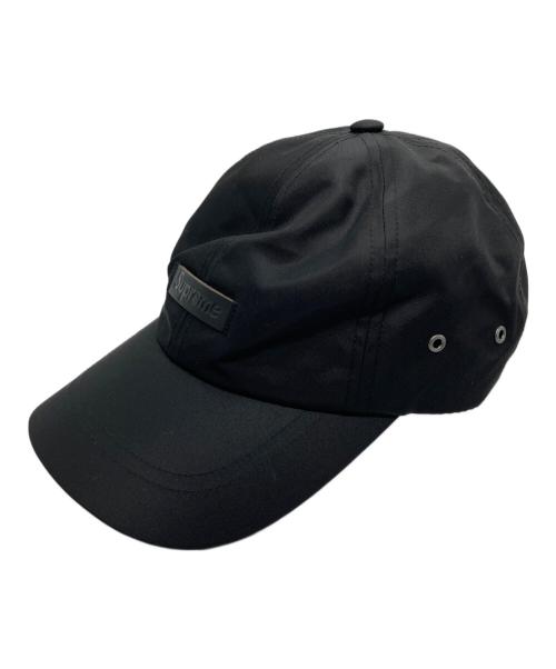 SUPREME（シュプリーム）Supreme (シュプリーム) レザーパッチ6パネル ブラックの古着・服飾アイテム