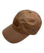 SUPREMEシュプリーム）の古着「レザーパッチ6パネル キャップ」｜ベージュ