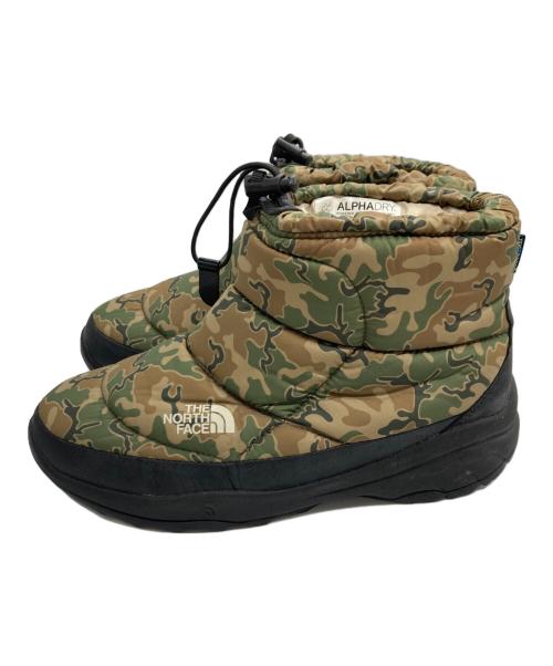 THE NORTH FACE（ザ ノース フェイス）THE NORTH FACE (ザ ノース フェイス) ヌプシ ブーティ ウォータープルーフ スリー ショート/THE NORTH FACE グリーン サイズ:26の古着・服飾アイテム
