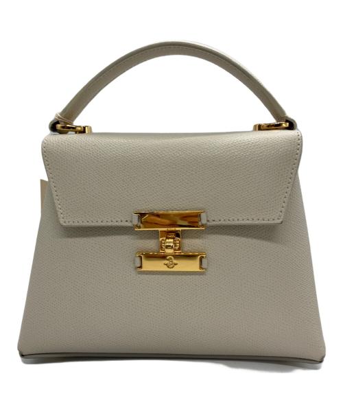 CARBOTTI（カルボッティ）carbotti (カルボッティ) DIANA P321 ハンドバッグ ベージュの古着・服飾アイテム