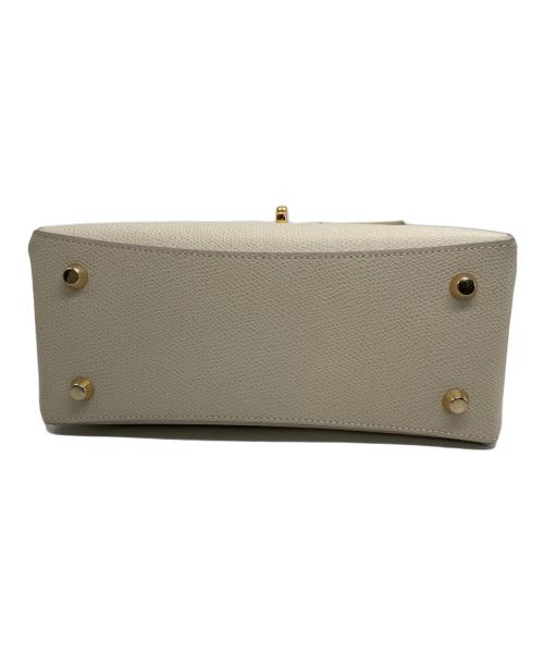 CARBOTTI（カルボッティ）carbotti (カルボッティ) DIANA P321 ハンドバッグ ベージュの古着・服飾アイテム
