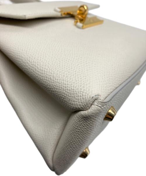 CARBOTTI（カルボッティ）carbotti (カルボッティ) DIANA P321 ハンドバッグ ベージュの古着・服飾アイテム