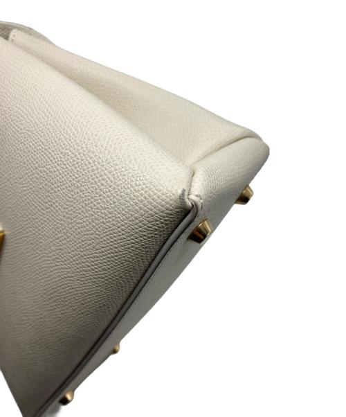 CARBOTTI（カルボッティ）carbotti (カルボッティ) DIANA P321 ハンドバッグ ベージュの古着・服飾アイテム
