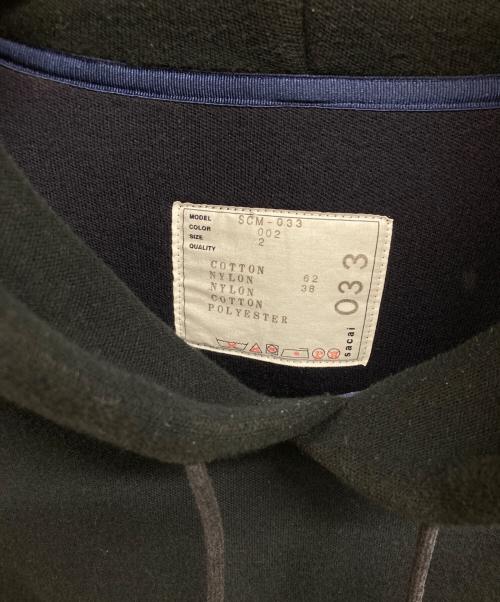 sacai（サカイ）sacai (サカイ) Sponge Sweat x MA-1 Hoodie ブラック サイズ:2の古着・服飾アイテム