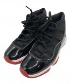 NIKEナイキ）の古着「ハイカットスニーカー/	NIKE/AIR JORDAN 11 RETRO」｜ブラック