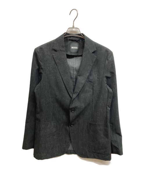 BOSS（ボス）BOSS (ボス) PERFORMANCE AIRWEIGHTテーラードジャケット ブラック サイズ:46の古着・服飾アイテム