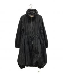 HERNO（ヘルノ）の古着「フルジップハーフコート」｜ブラック