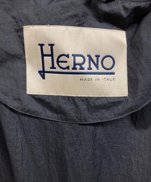 HERNO（ヘルノ）HERNO (ヘルノ) フルジップハーフコート ブラック サイズ:42の古着・服飾アイテム