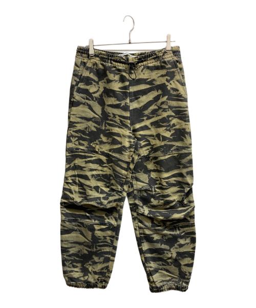 ALEXANDERWANG（アレキサンダー・ワン）alexanderwang (アレキサンダー・ワン) タイガーカプセル カモ ワイドレッグ スウェットパンツ/alexanderwang　 ブラック・カーキベージュ サイズ:Mの古着・服飾アイテム
