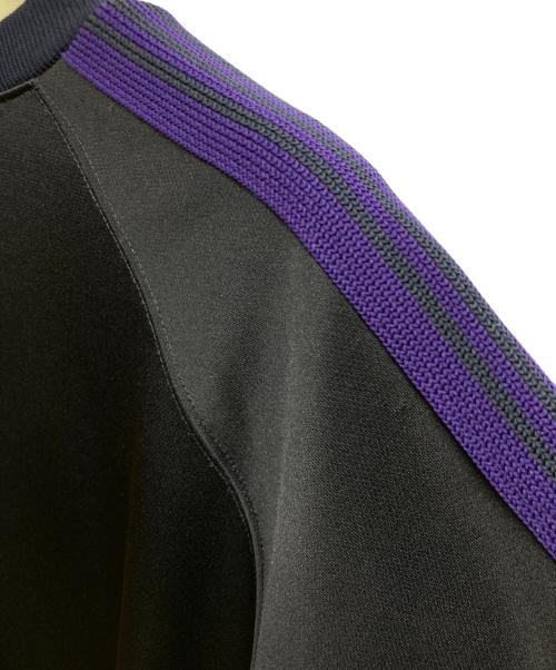 Needles（ニードルズ）Needles (ニードルズ) トラック クルーネック シャツ - ポリ スムース パープル サイズ:Lの古着・服飾アイテム