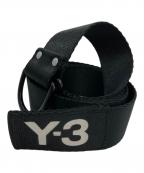 Y-3ワイスリー）の古着「ロゴプリントベルト/Y-3」｜ブラック