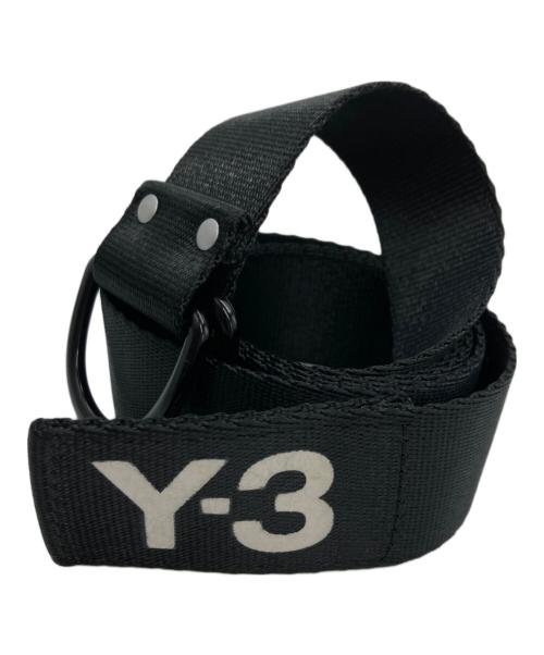 Y-3（ワイスリー）Y-3 (ワイスリー) ロゴプリントベルト/Y-3 ブラックの古着・服飾アイテム