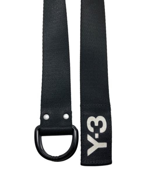 Y-3（ワイスリー）Y-3 (ワイスリー) ロゴプリントベルト/Y-3 ブラックの古着・服飾アイテム