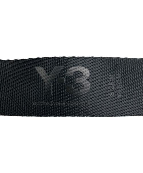 Y-3（ワイスリー）Y-3 (ワイスリー) ロゴプリントベルト/Y-3 ブラックの古着・服飾アイテム