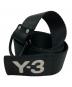 Y-3（ワイスリー）の古着「ロゴプリントベルト/Y-3」｜ブラック