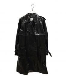Jean Paul GAULTIER（ジャンポールゴルチェ）の古着「コーティング加工トレンチコート」｜ブラック
