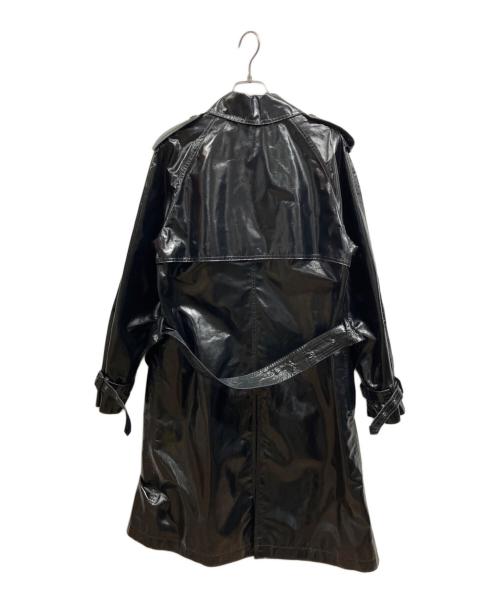 Jean Paul GAULTIER（ジャンポールゴルチェ）Jean Paul GAULTIER (ジャンポールゴルチェ) コーティング加工トレンチコート ブラック サイズ:42の古着・服飾アイテム