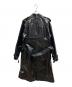 Jean Paul GAULTIER (ジャンポールゴルチェ) コーティング加工トレンチコート ブラック サイズ:42：13000円
