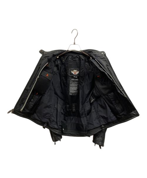HARLEY-DAVIDSON（ハーレーダビッドソン）HARLEY-DAVIDSON (ハーレーダビッドソン) FXRGレザージャケット ブラック サイズ:Sの古着・服飾アイテム