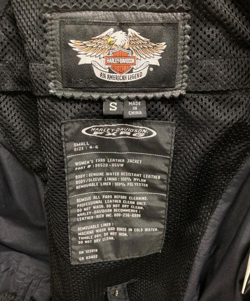 HARLEY-DAVIDSON（ハーレーダビッドソン）HARLEY-DAVIDSON (ハーレーダビッドソン) FXRGレザージャケット ブラック サイズ:Sの古着・服飾アイテム