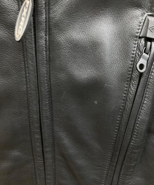 HARLEY-DAVIDSON（ハーレーダビッドソン）HARLEY-DAVIDSON (ハーレーダビッドソン) FXRGレザージャケット ブラック サイズ:Sの古着・服飾アイテム