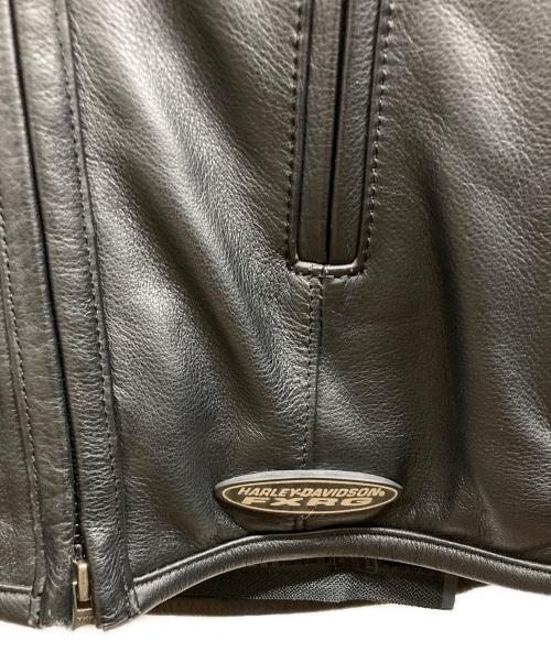 HARLEY-DAVIDSON（ハーレーダビッドソン）HARLEY-DAVIDSON (ハーレーダビッドソン) FXRGレザージャケット ブラック サイズ:Sの古着・服飾アイテム