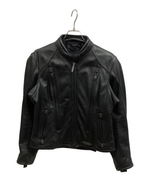 HARLEY-DAVIDSON（ハーレーダビッドソン）HARLEY-DAVIDSON (ハーレーダビッドソン) FXRGレザージャケット ブラック サイズ:Sの古着・服飾アイテム