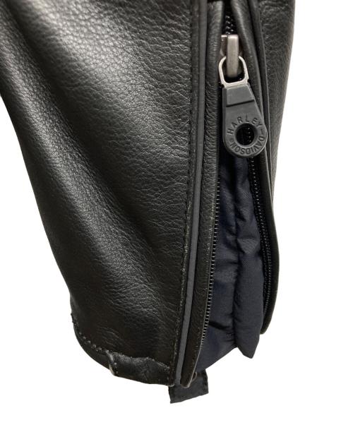 HARLEY-DAVIDSON（ハーレーダビッドソン）HARLEY-DAVIDSON (ハーレーダビッドソン) FXRGレザージャケット ブラック サイズ:Sの古着・服飾アイテム