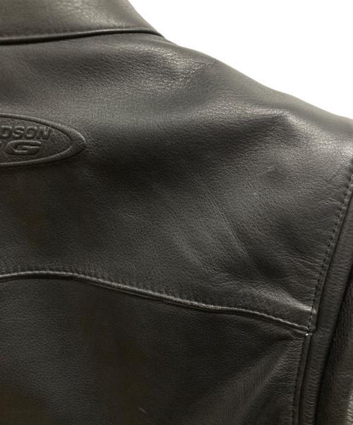 HARLEY-DAVIDSON（ハーレーダビッドソン）HARLEY-DAVIDSON (ハーレーダビッドソン) FXRGレザージャケット ブラック サイズ:Sの古着・服飾アイテム